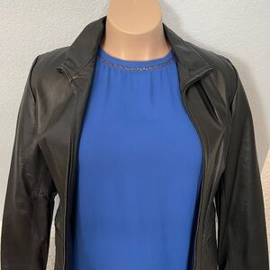 Women's Black Leather Jacket